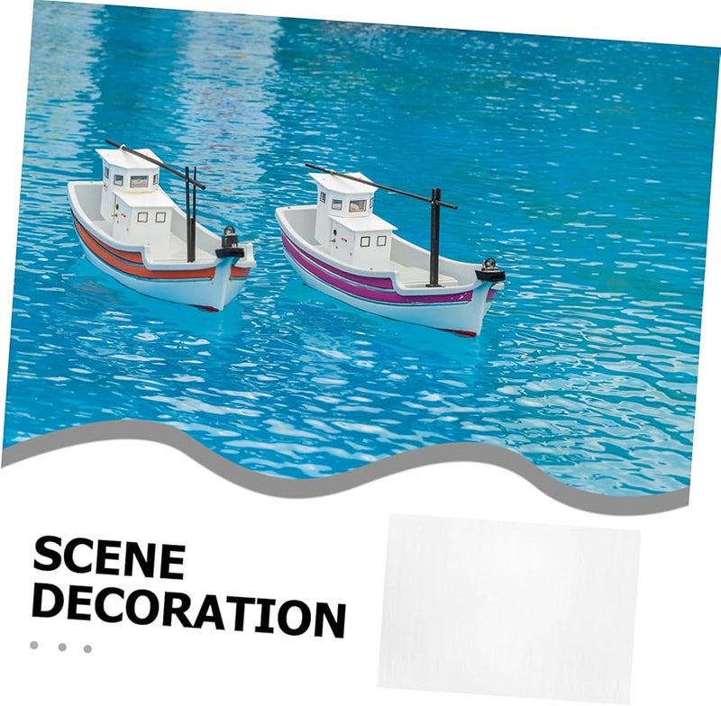 Transparent Water Pattern Paper For Miniature Garden Dioramas And Dollhouse Lake Scenes - Image 3